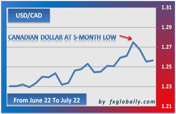 Canadian dollar US dollar money