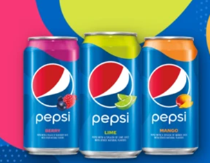 Delicious Pepsi Flavors -Berry, Mango, Lime...
